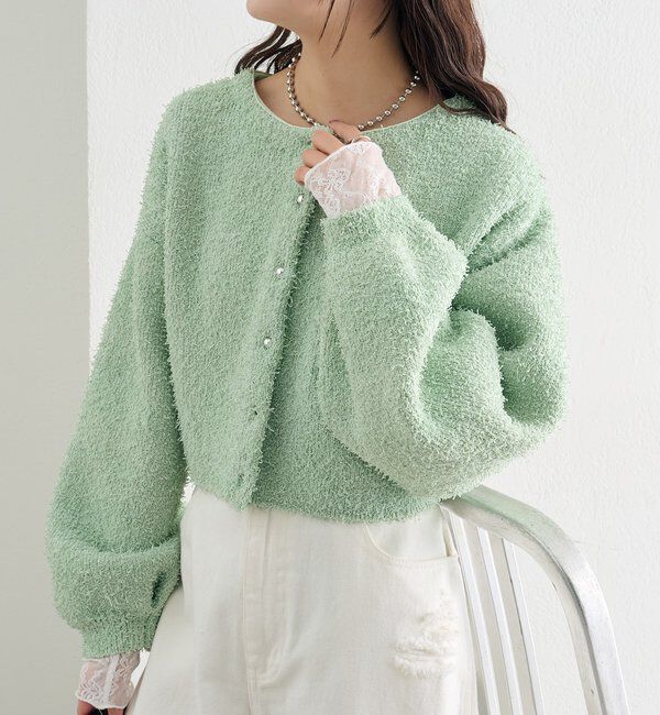  「26SSミニフリンジカーディガン」|カーディガン|