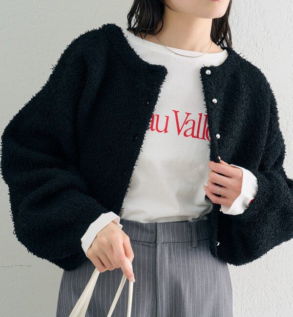  「26SSミニフリンジカーディガン」|カーディガン|