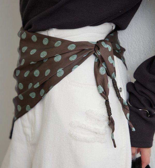  「三角ドットスカーフ」|バンダナ・スカーフ|