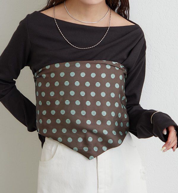  「三角ドットスカーフ」|バンダナ・スカーフ|