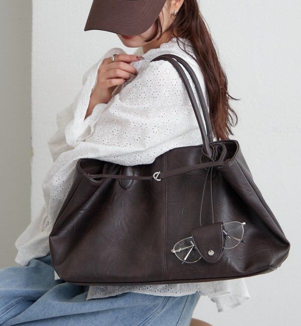  「ベルト付きマルチBAG」|トートバッグ|ブラウン