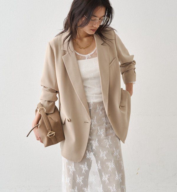  「カットレースチュニック」|Tシャツ・カットソー|