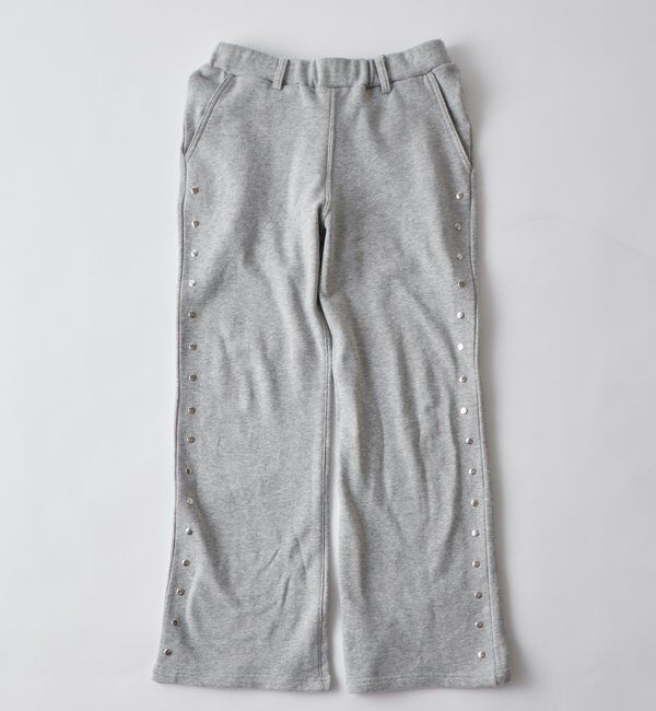  「STUDDED SWEAT MIDI FLARE PANTS」|チノ|