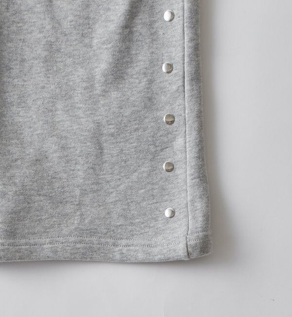  「STUDDED SWEAT MIDI FLARE PANTS」|チノ|
