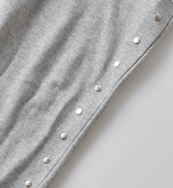  「STUDDED SWEAT MIDI FLARE PANTS」|チノ|