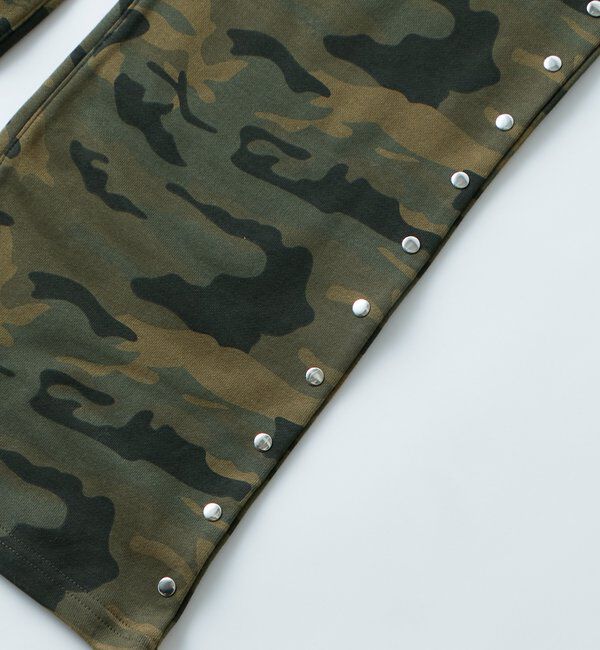  「STUDDED SWEAT MIDI FLARE PANTS」|チノ|