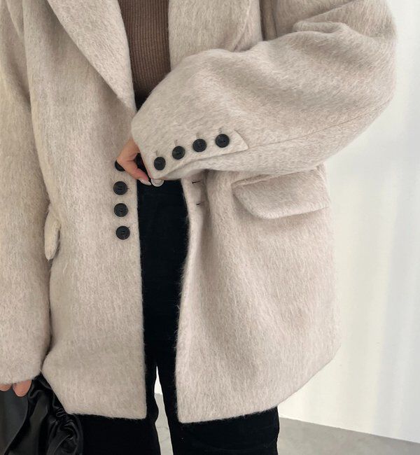  「【サイズ展開あり】シャギーウールコート」|その他|