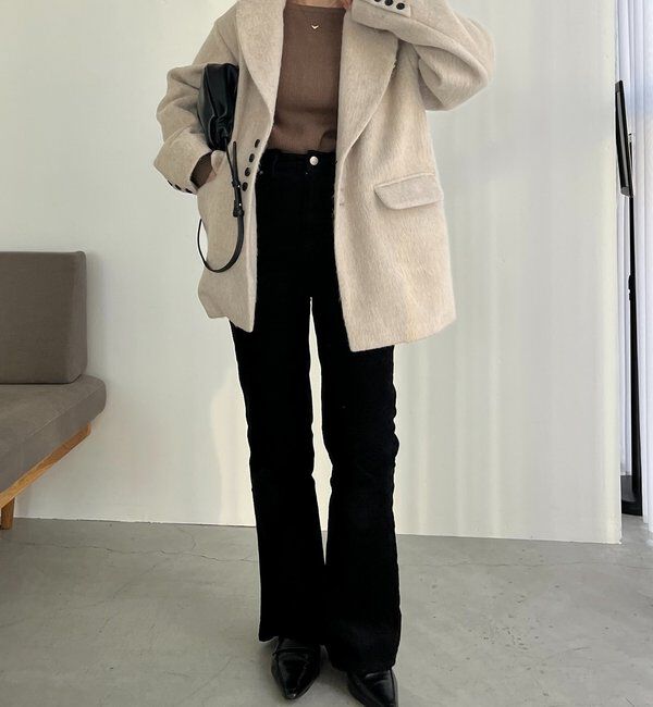  「【サイズ展開あり】シャギーウールコート」|その他|