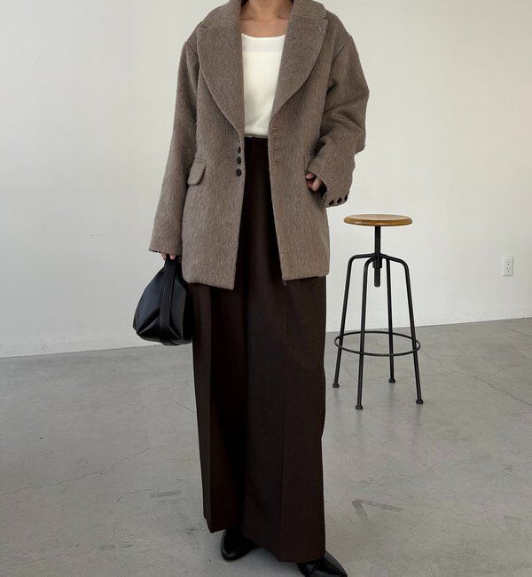  「【サイズ展開あり】シャギーウールコート」|その他|