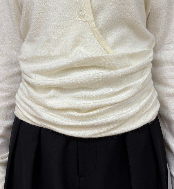  「カーディガン風アシメニット」|ニット・セーター|