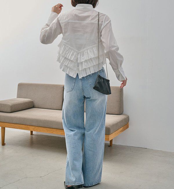  「裾フリルシャツ」|シャツ・ブラウス|