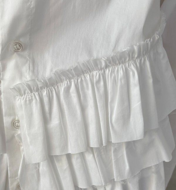  「裾フリルシャツ」|シャツ・ブラウス|