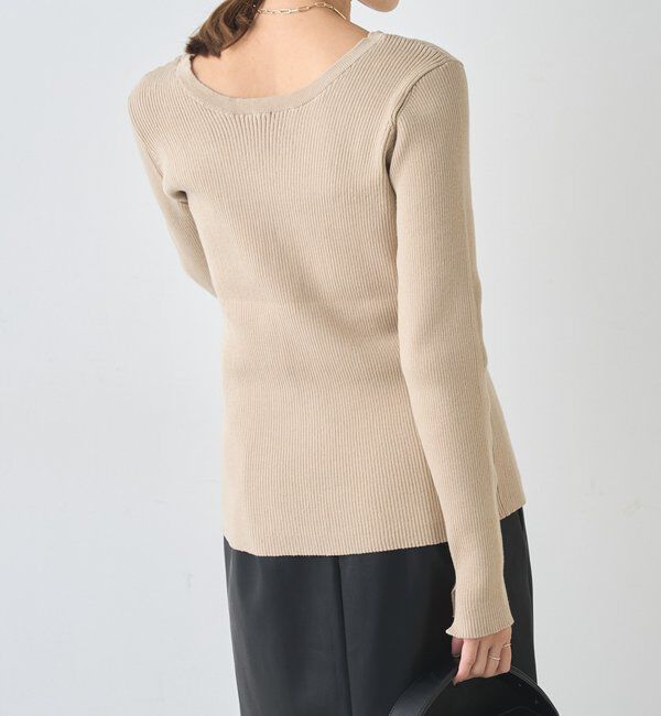  「【前後２WAY仕様】レースアップニット」|パーカー|