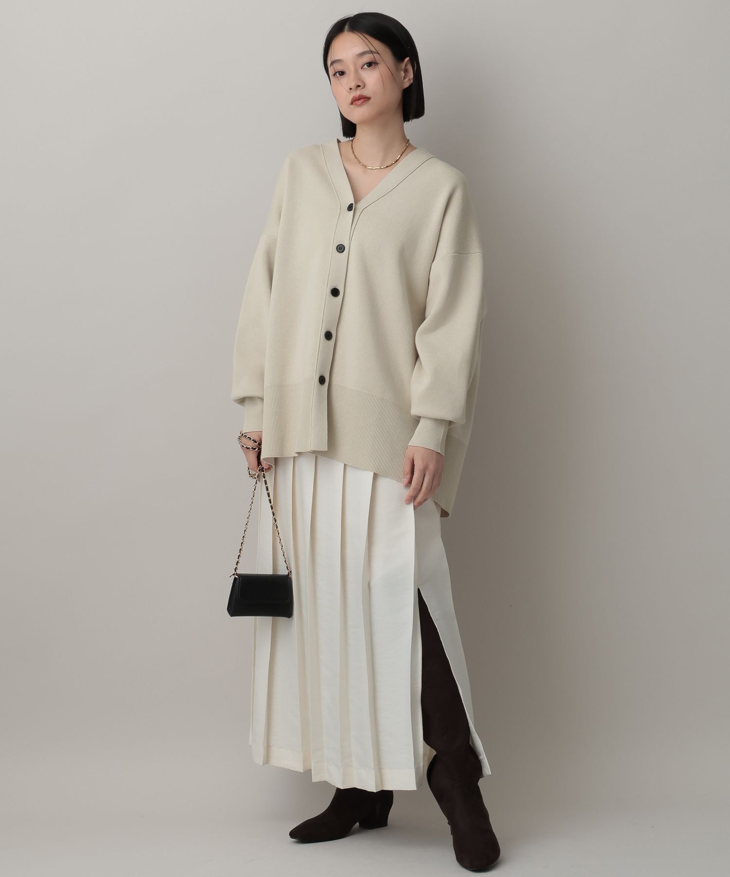 A part by 「スポンジニットBIGカーディガン」|ニット・セーター|