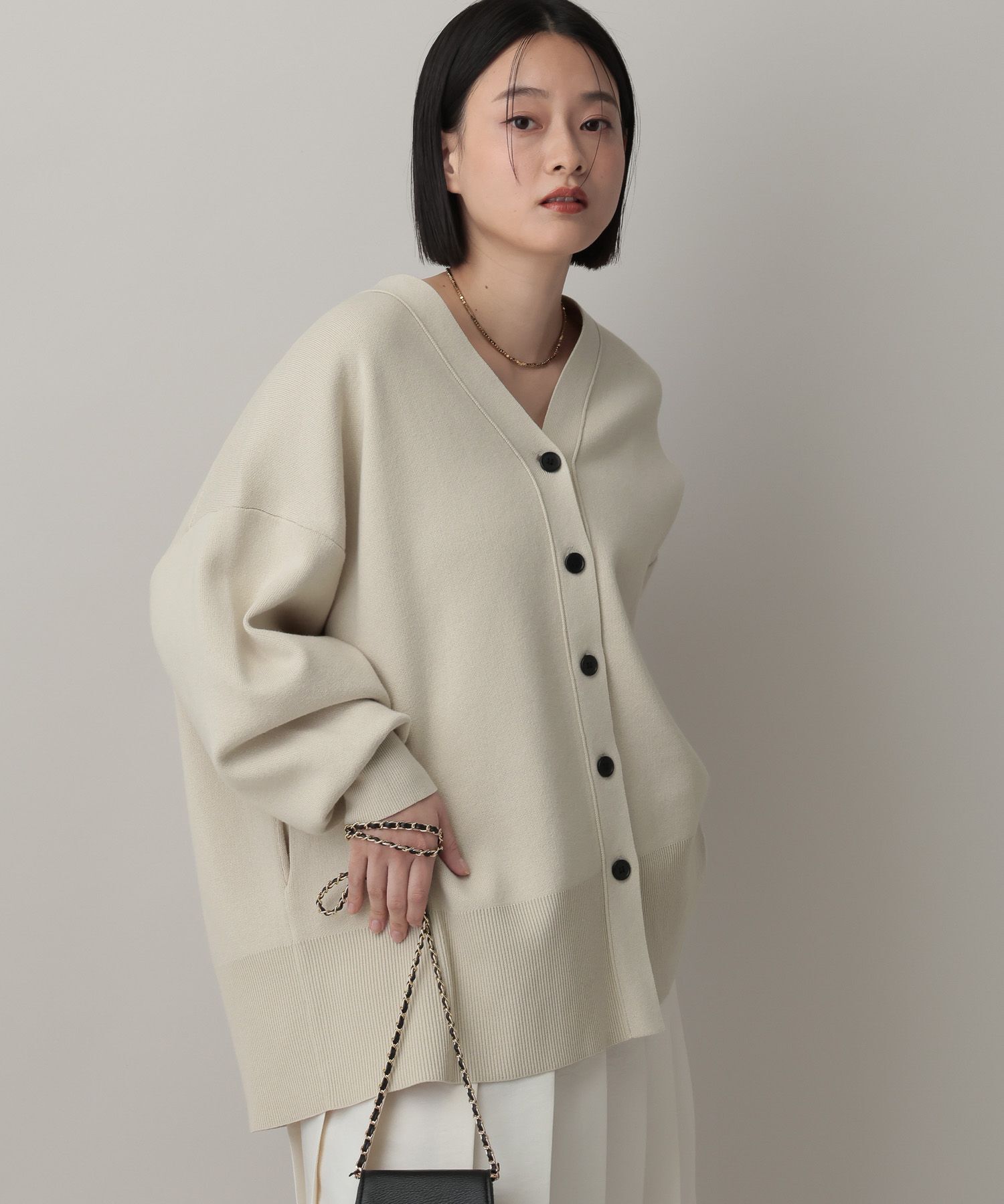 A part by 「スポンジニットBIGカーディガン」|ニット・セーター|