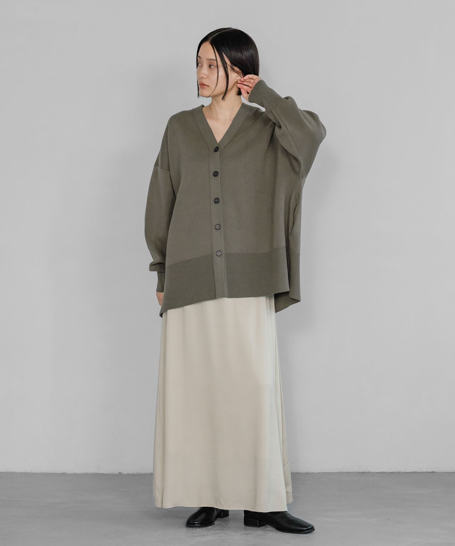 A part by 「スポンジニットBIGカーディガン」|ニット・セーター|