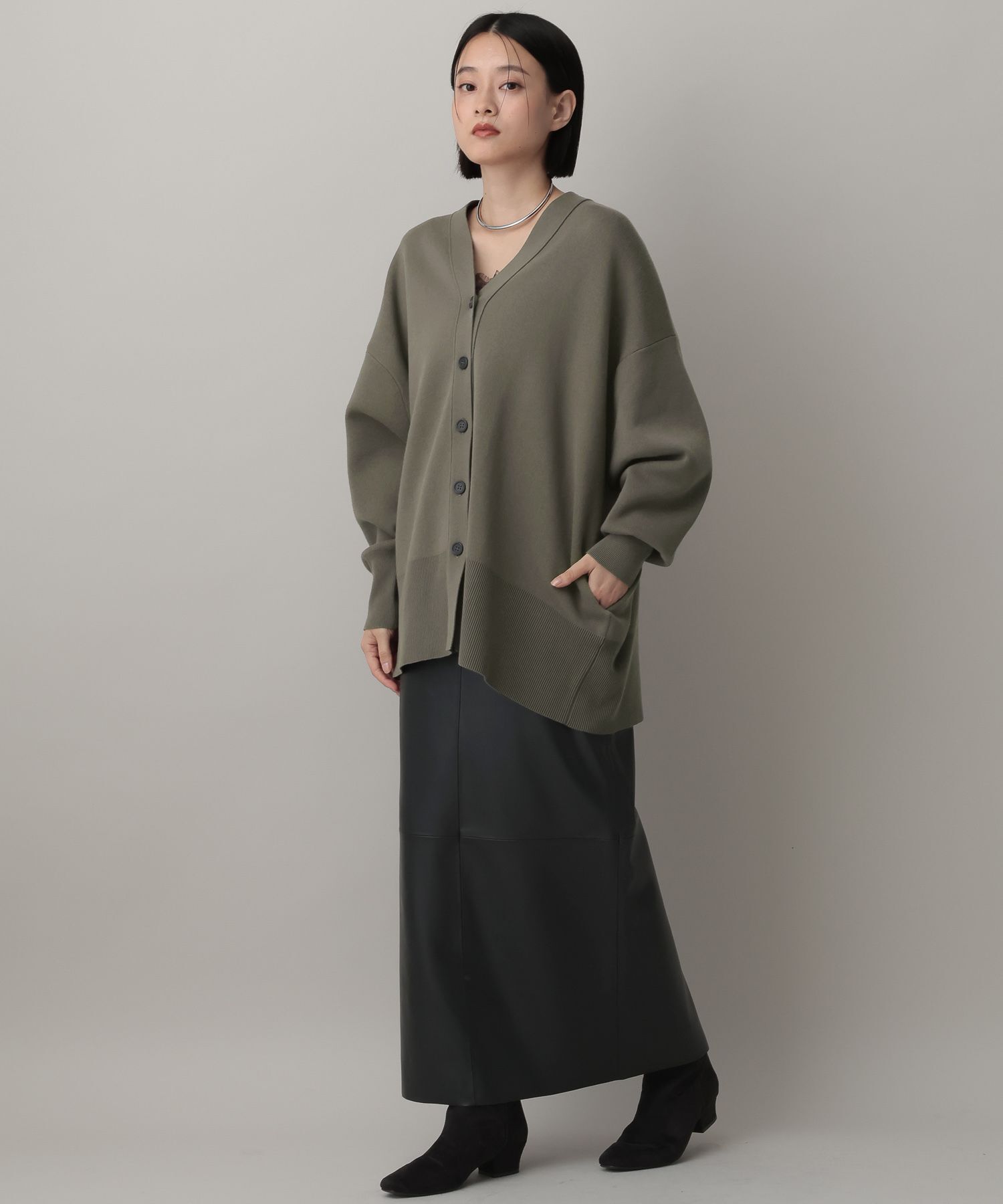 A part by 「スポンジニットBIGカーディガン」|ニット・セーター|