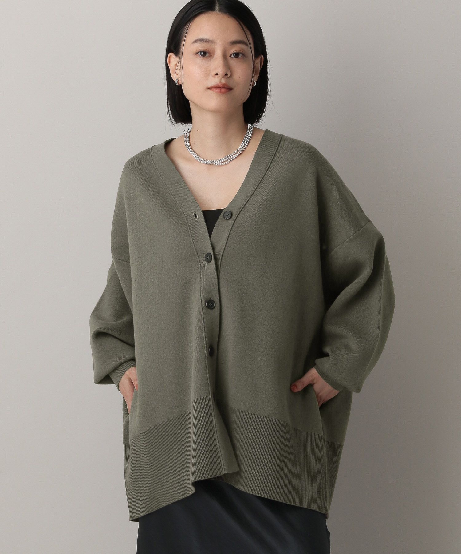 A part by 「スポンジニットBIGカーディガン」|ニット・セーター|