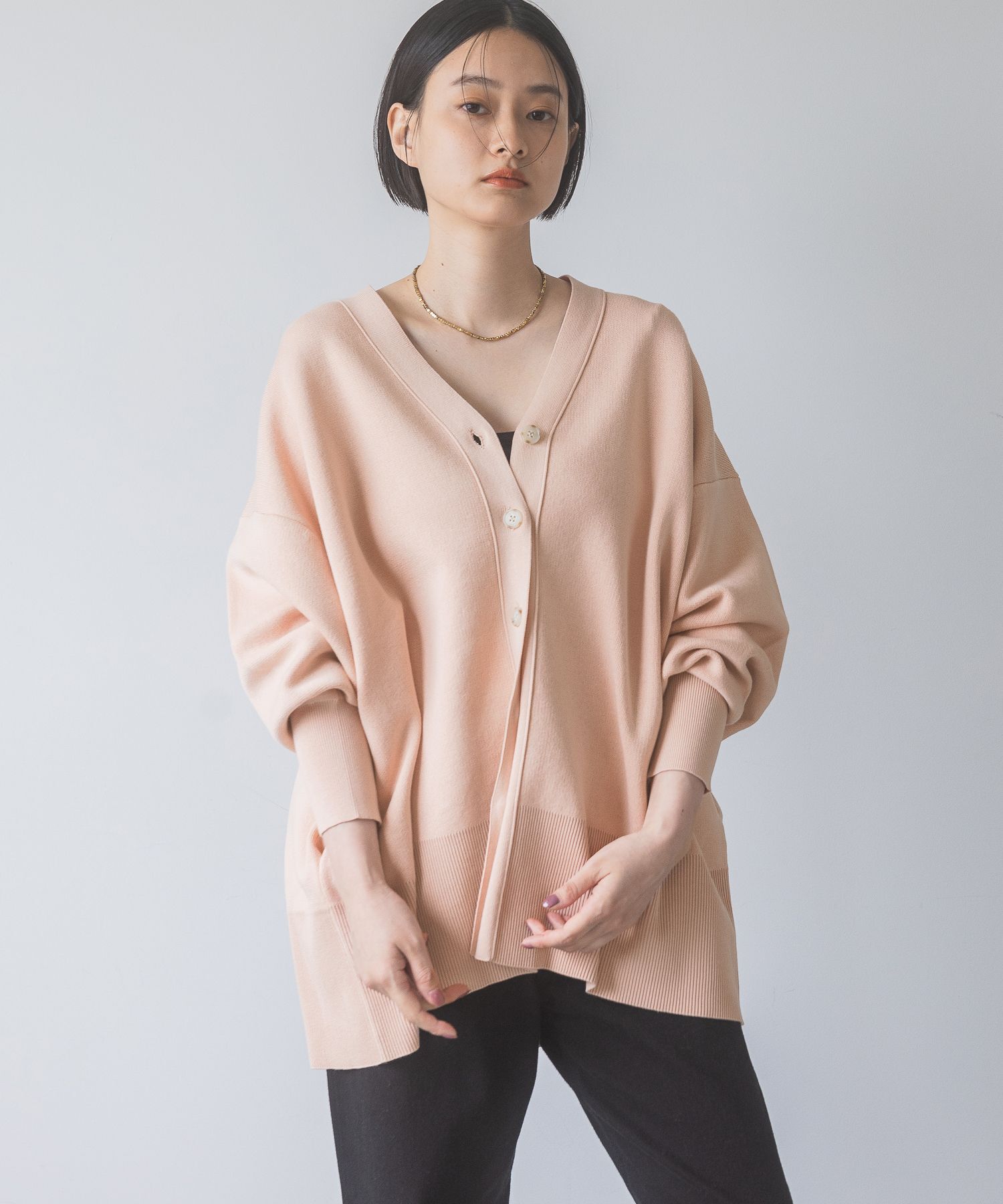 A part by 「スポンジニットBIGカーディガン」|ニット・セーター|