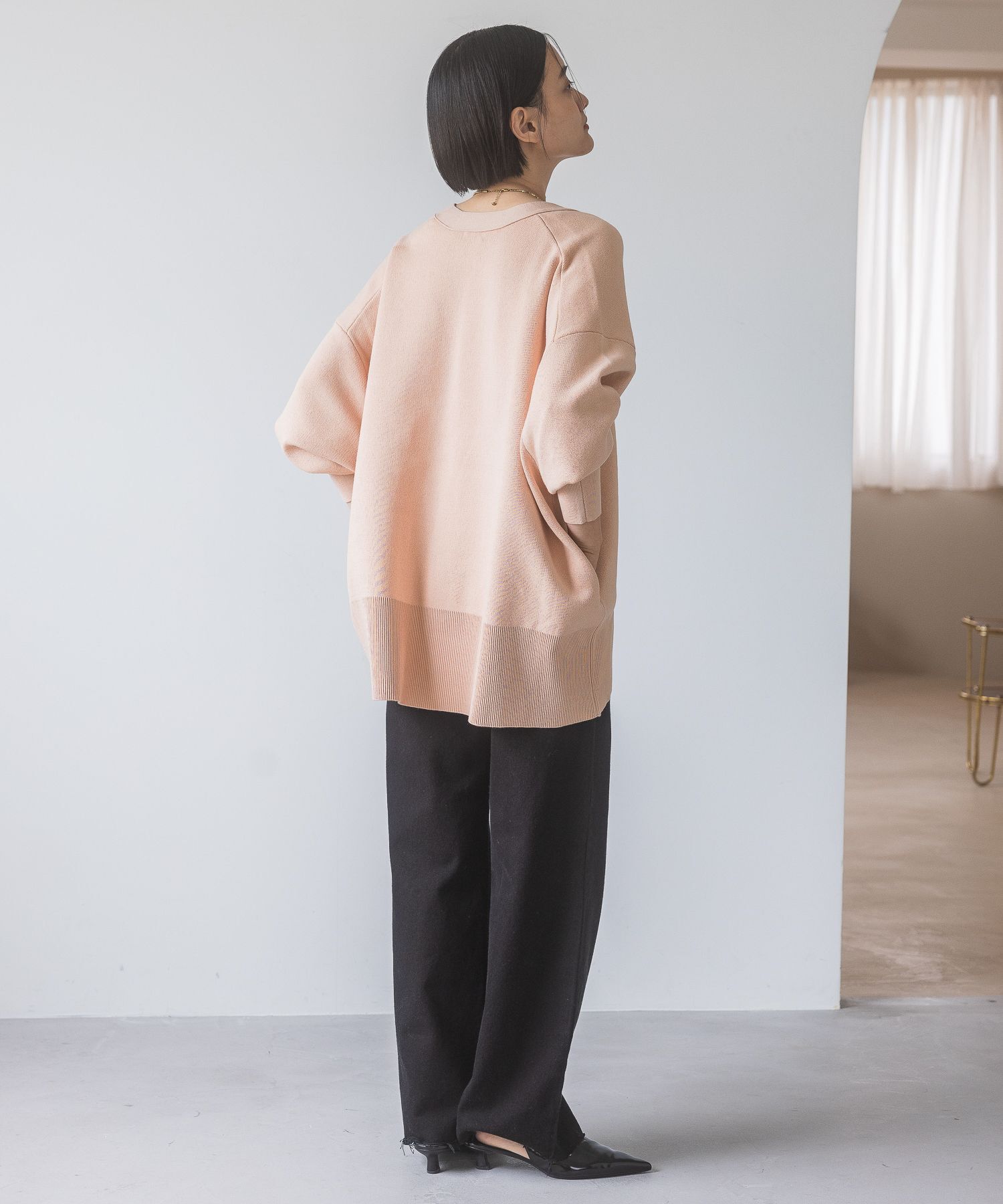 A part by 「スポンジニットBIGカーディガン」|ニット・セーター|