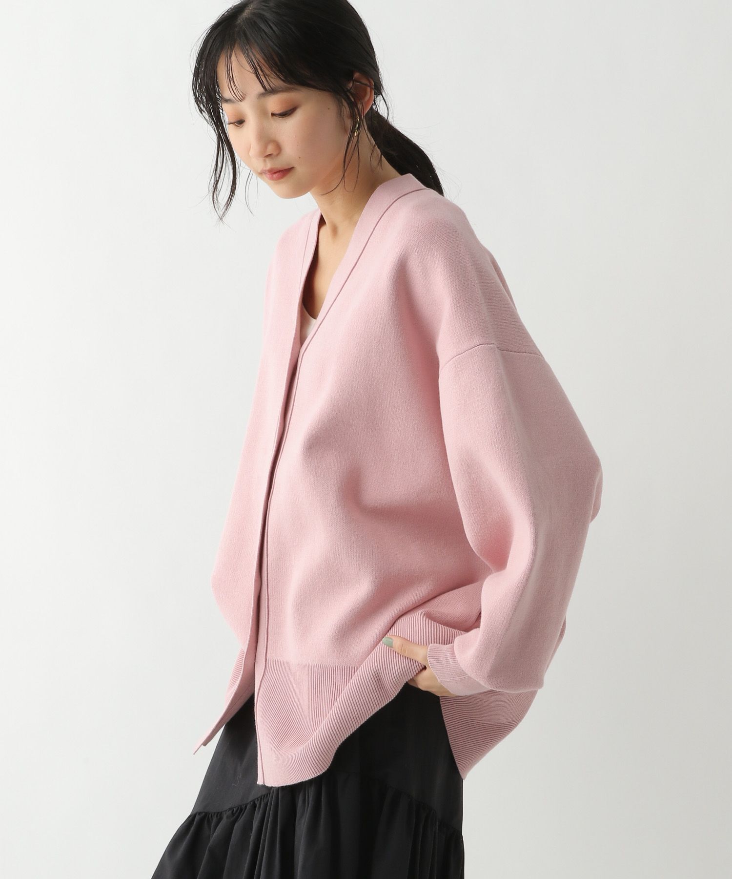 A part by 「スポンジニットBIGカーディガン」|ニット・セーター|