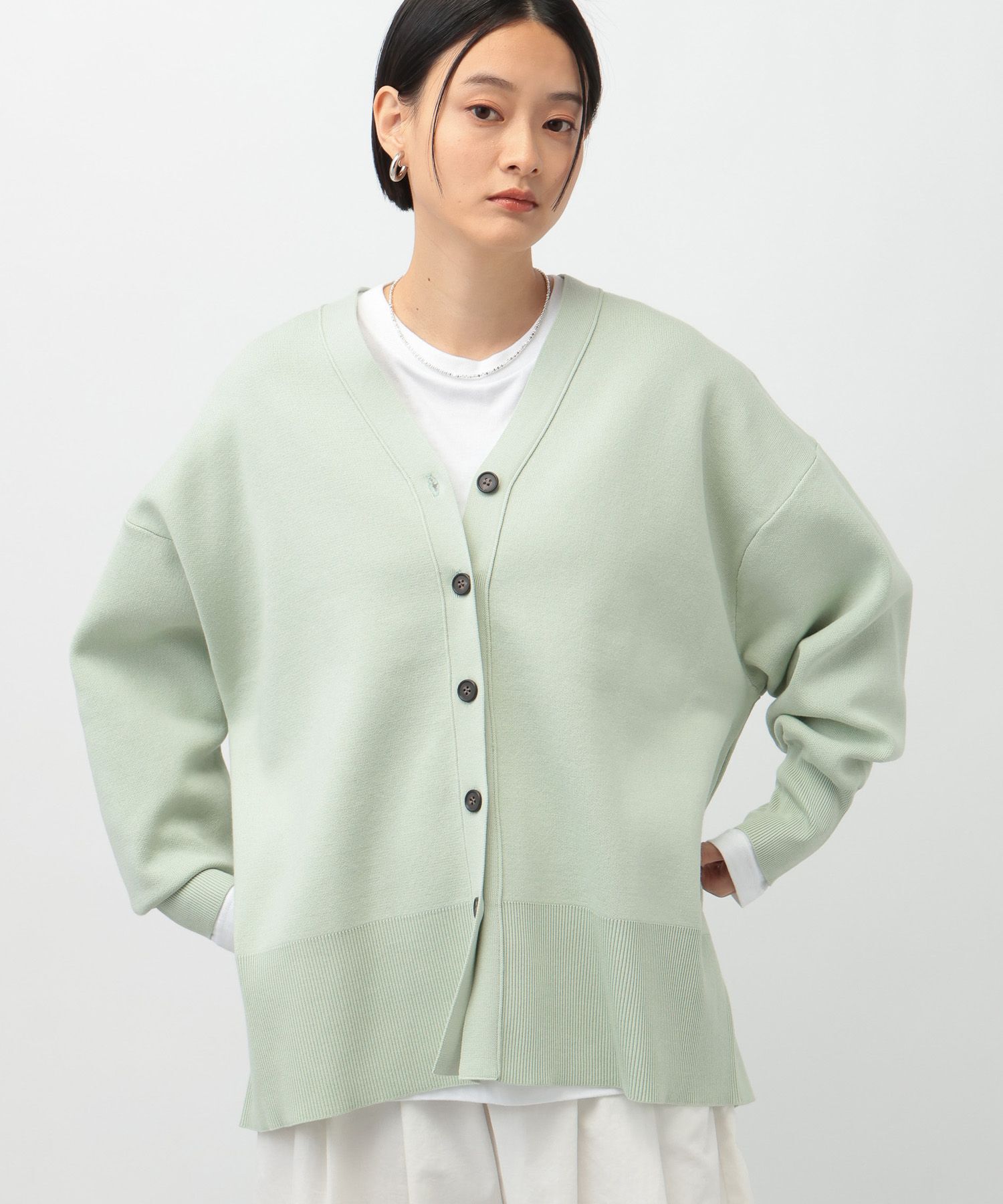 A part by 「スポンジニットBIGカーディガン」|ニット・セーター|