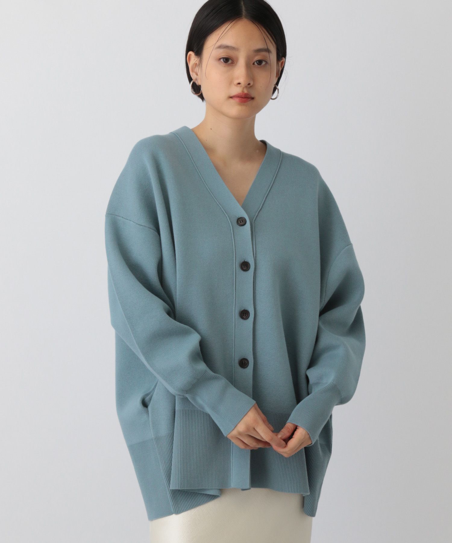 A part by 「スポンジニットBIGカーディガン」|ニット・セーター|