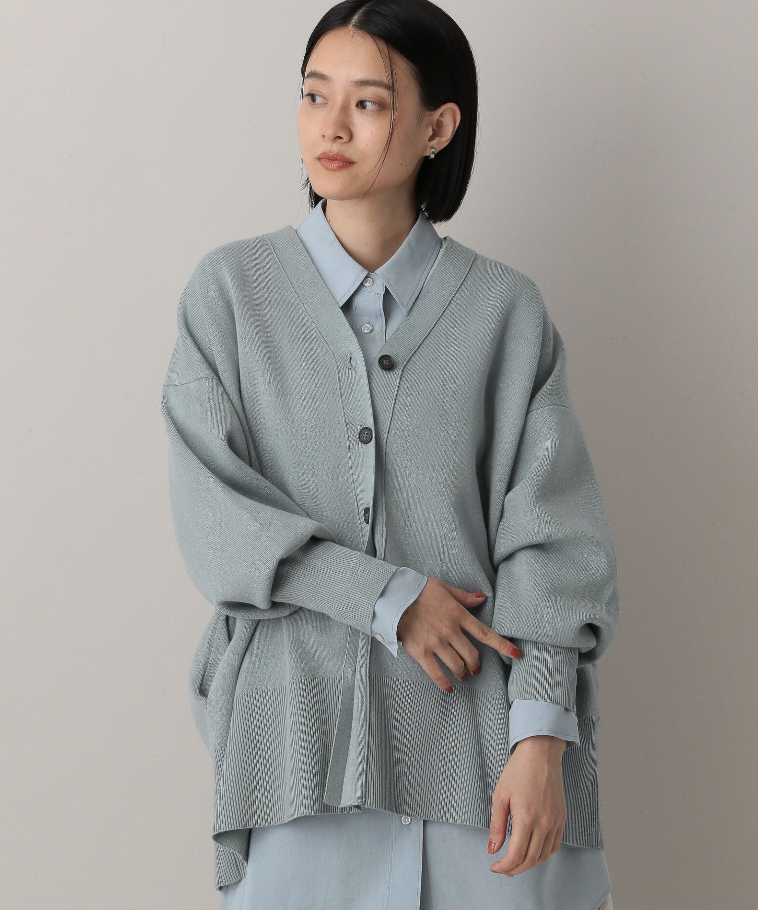 A part by 「スポンジニットBIGカーディガン」|ニット・セーター|