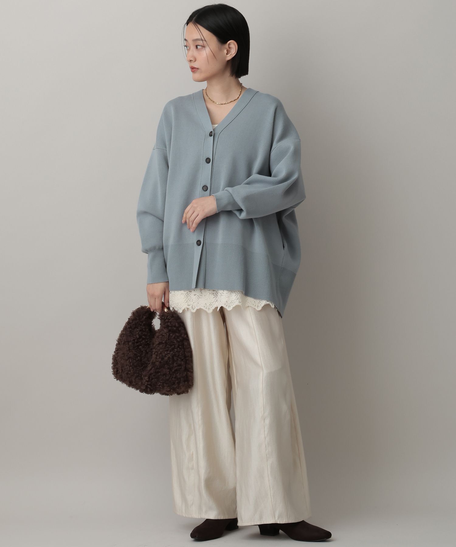 A part by 「スポンジニットBIGカーディガン」|ニット・セーター|