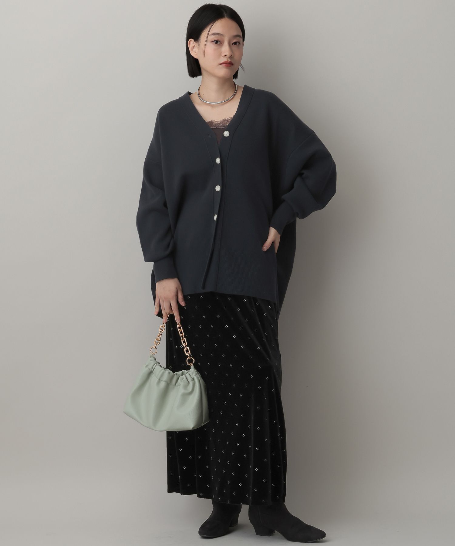 A part by 「スポンジニットBIGカーディガン」|ニット・セーター|