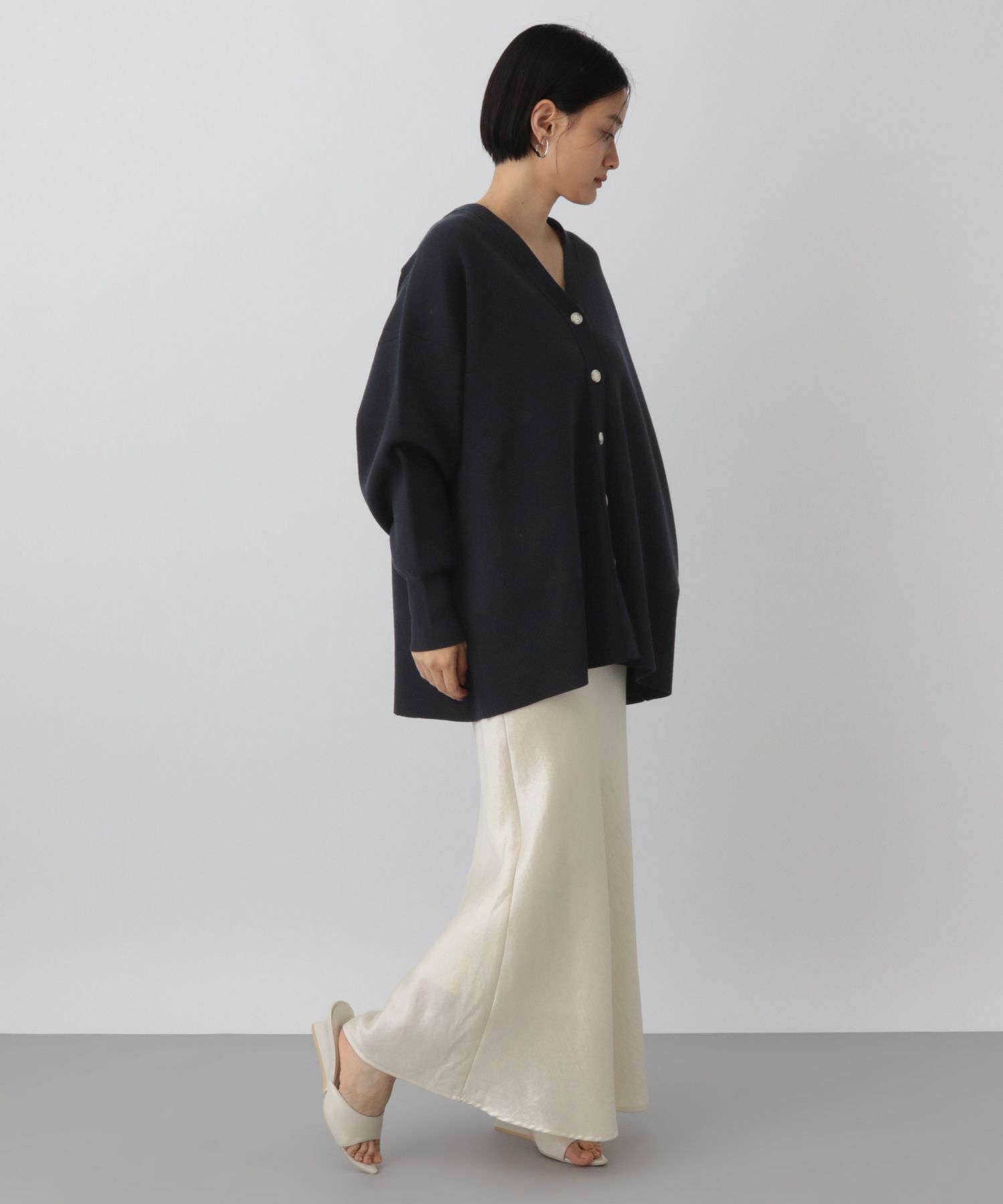 A part by 「スポンジニットBIGカーディガン」|ニット・セーター|