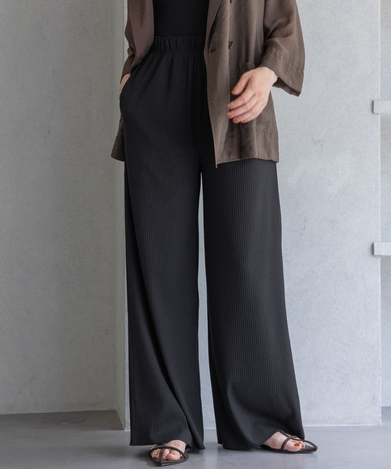 A part by 「トタンテレコイージーカットパンツ」|その他|ブラック