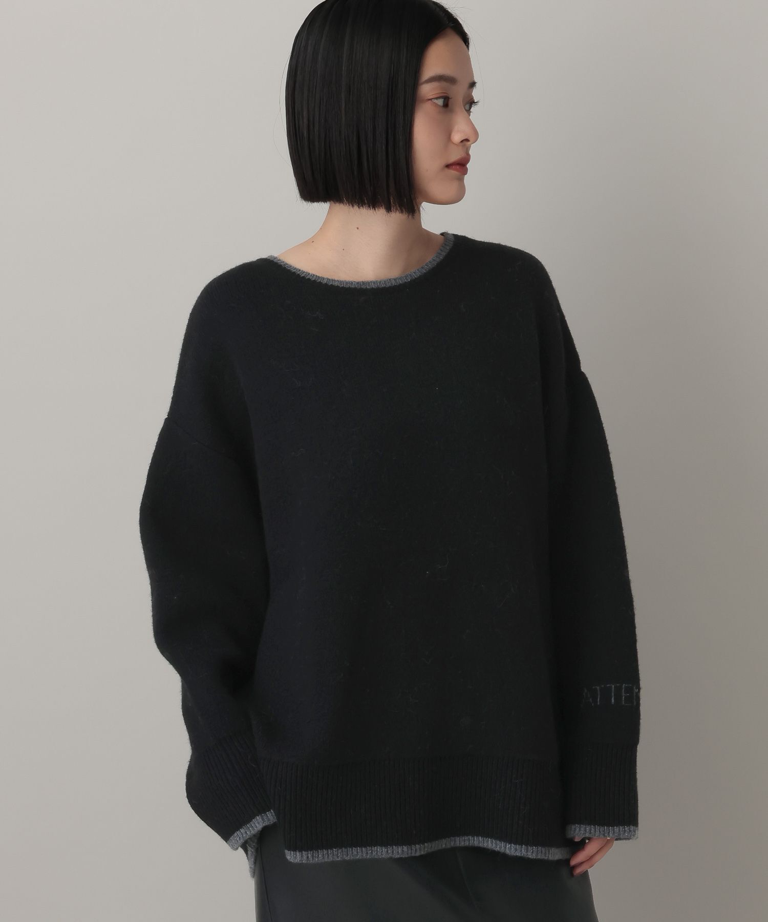 A part by 「【前後2WAY】ロゴニットプルオーバー」|ニット・セーター|