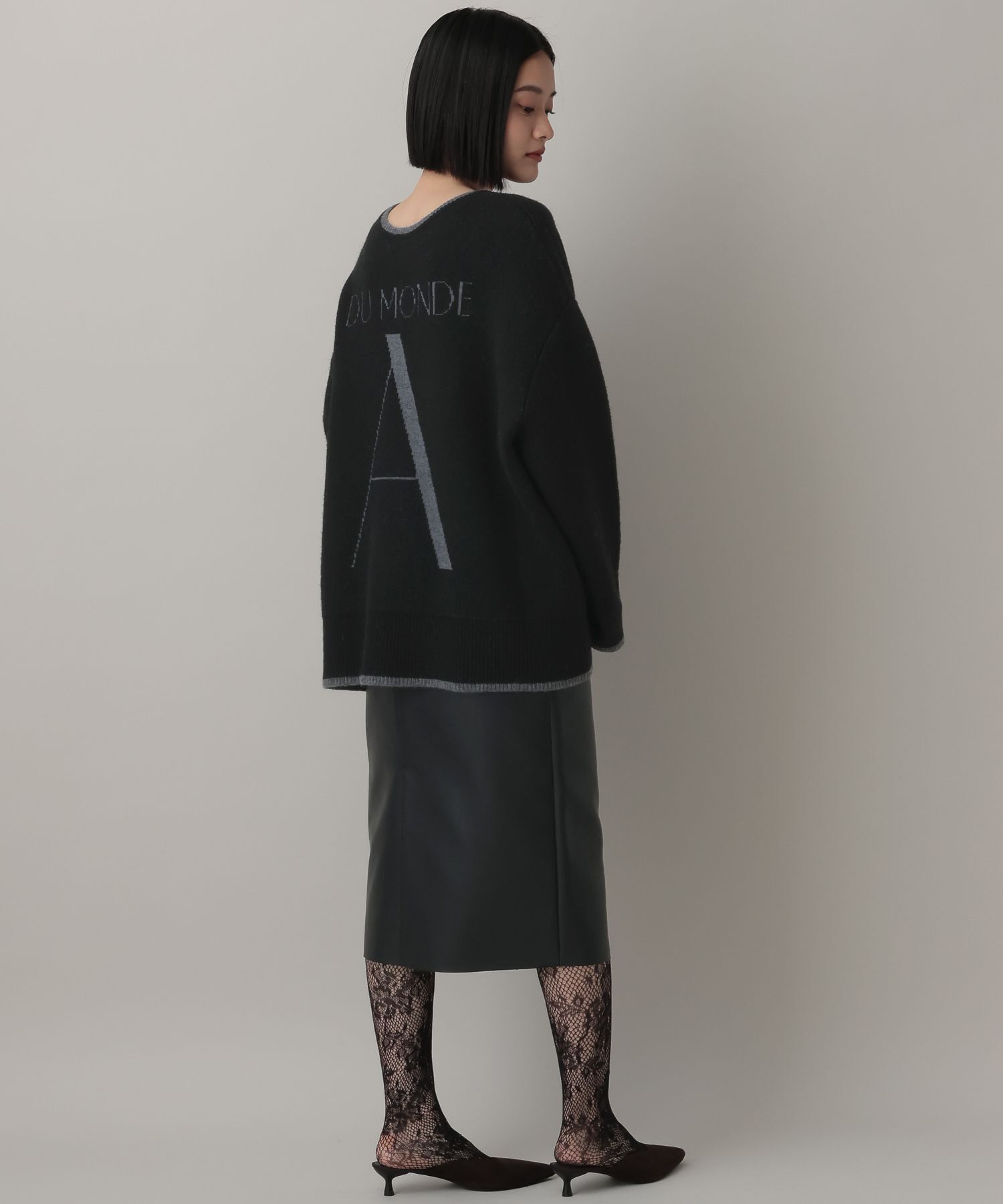 A part by 「【前後2WAY】ロゴニットプルオーバー」|ニット・セーター|