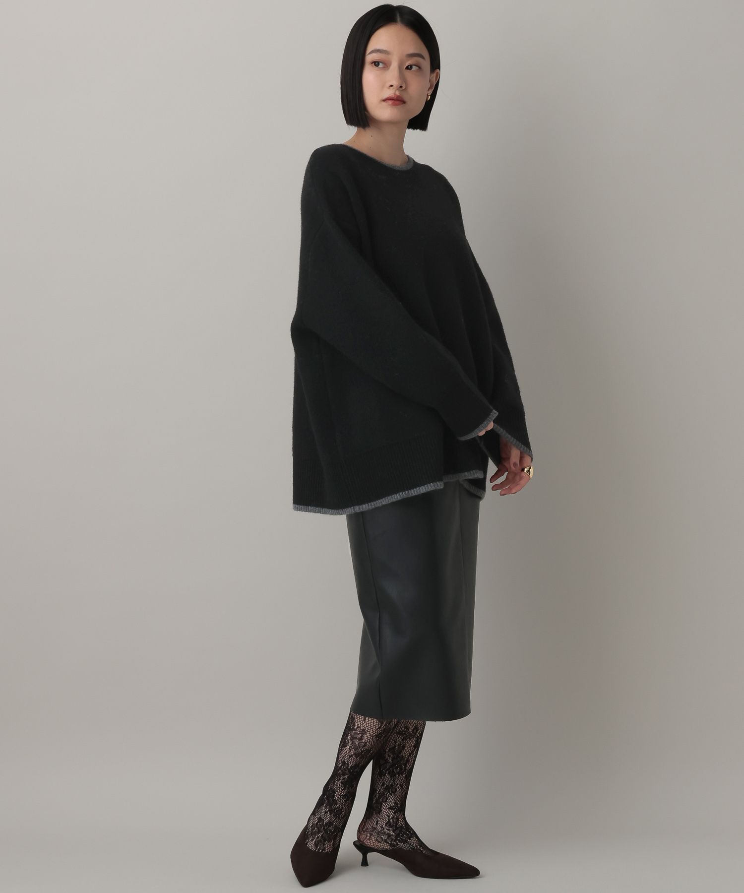 A part by 「【前後2WAY】ロゴニットプルオーバー」|ニット・セーター|