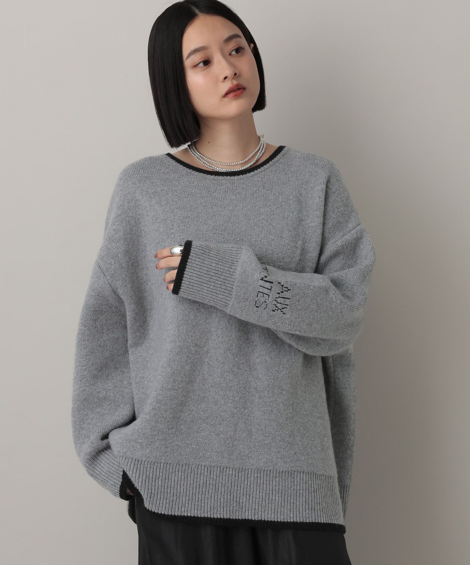 A part by 「【前後2WAY】ロゴニットプルオーバー」|ニット・セーター|