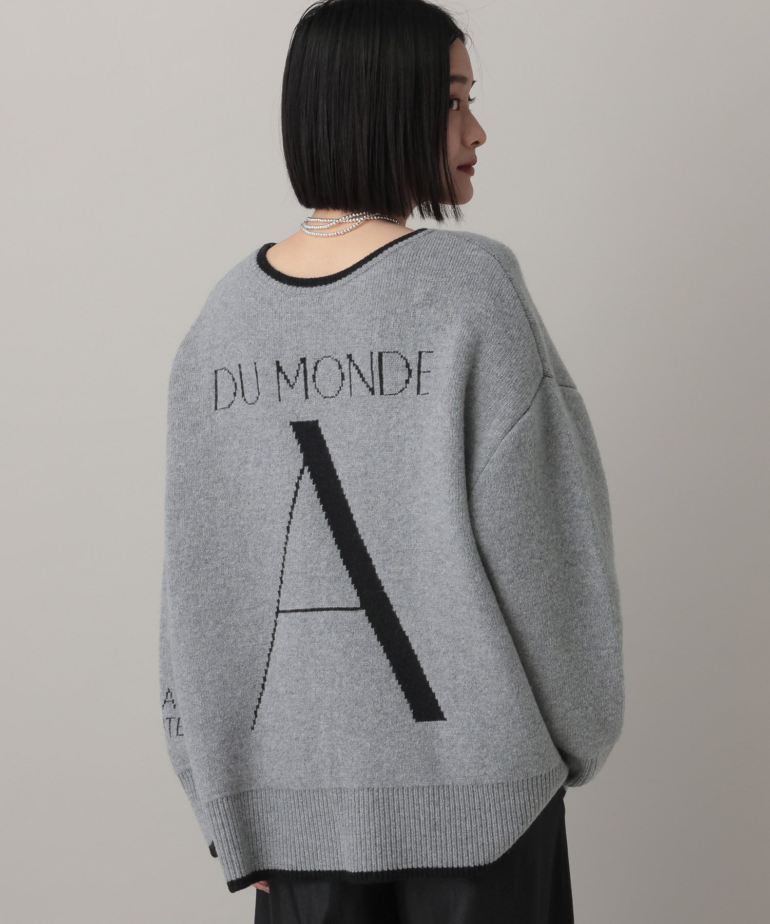 A part by 「【前後2WAY】ロゴニットプルオーバー」|ニット・セーター|