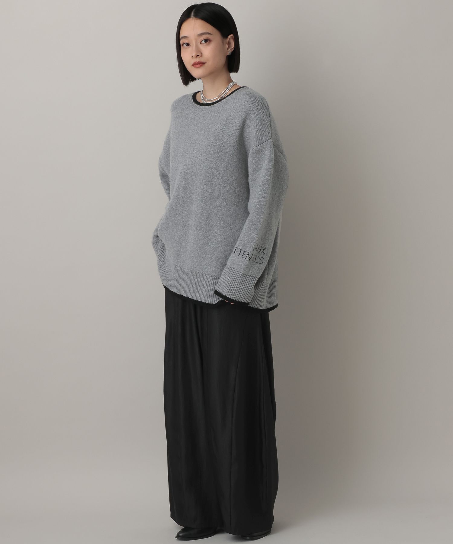 A part by 「【前後2WAY】ロゴニットプルオーバー」|ニット・セーター|