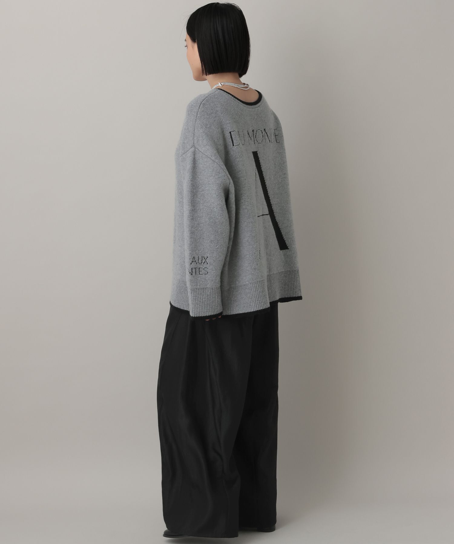 A part by 「【前後2WAY】ロゴニットプルオーバー」|ニット・セーター|