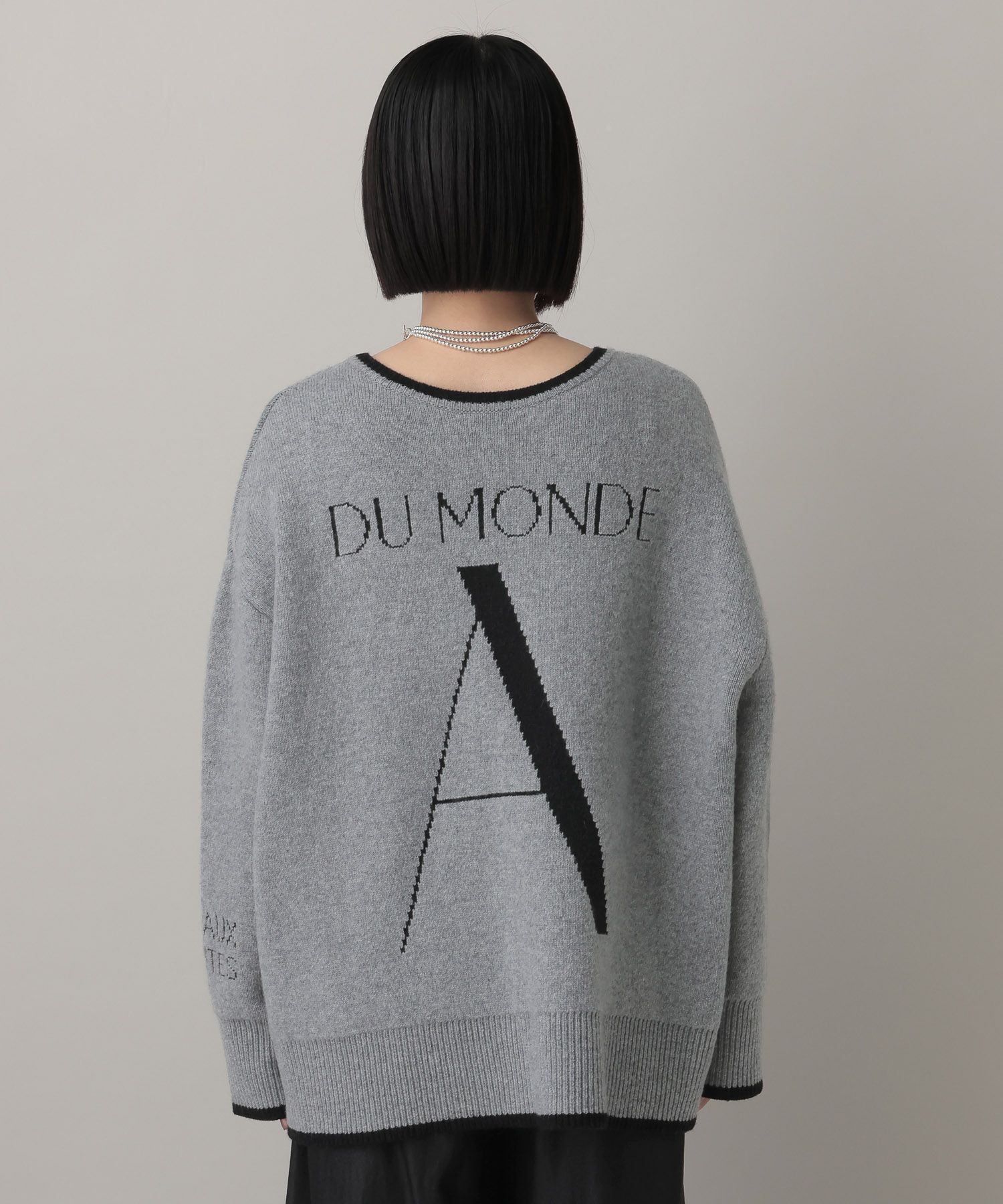 A part by 「【前後2WAY】ロゴニットプルオーバー」|ニット・セーター|