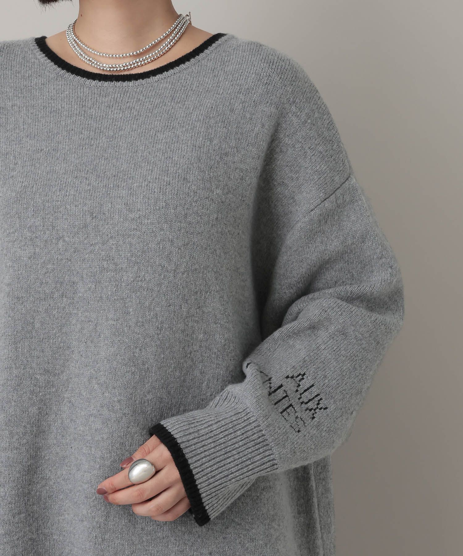 A part by 「【前後2WAY】ロゴニットプルオーバー」|ニット・セーター|