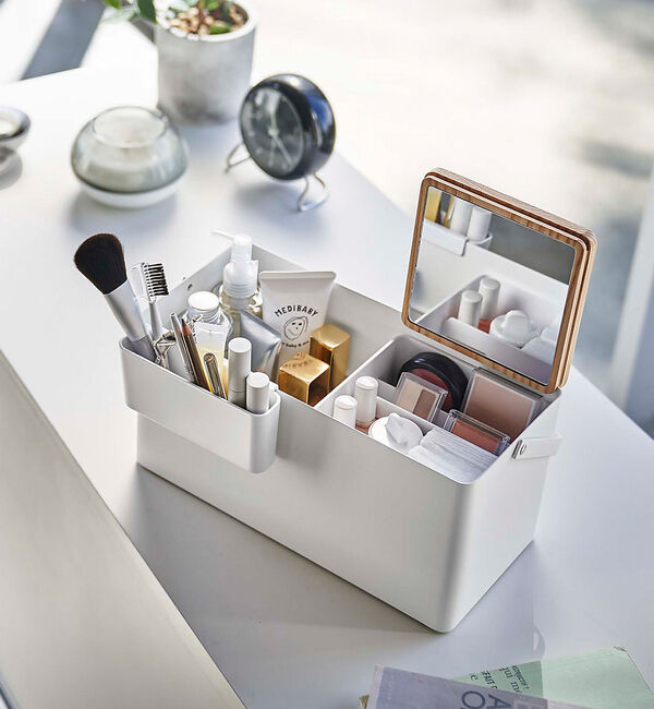 collex「【tower/タワー】メイクボックス　大容量　持ち運び　鏡付き」|その他|