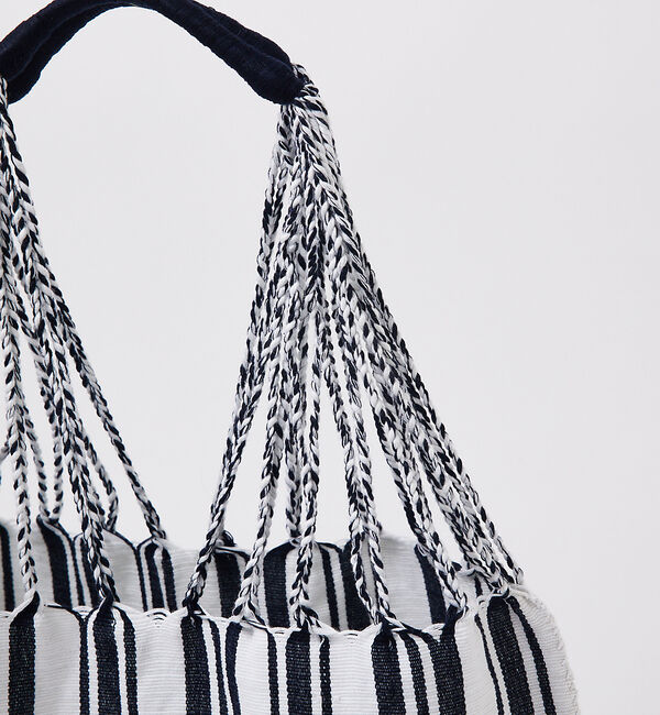 ABAHOUSE「【MOON BIRD/ムーンバード】手織りハンモックトートバッグ/手織り/A4サ」|トートバッグ|