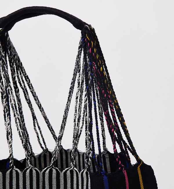 ABAHOUSE「【MOON BIRD/ムーンバード】手織りハンモックトートバッグ/手織り/A4サ」|トートバッグ|