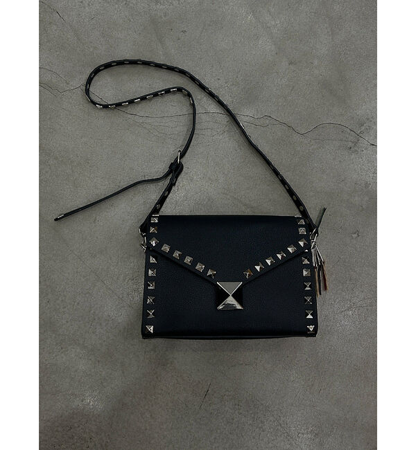 ABAHOUSE「【cheek/チーク】studs shoulder/ショルダーバッグ/クラッチバ」|ショルダー・メッセンジャー|
