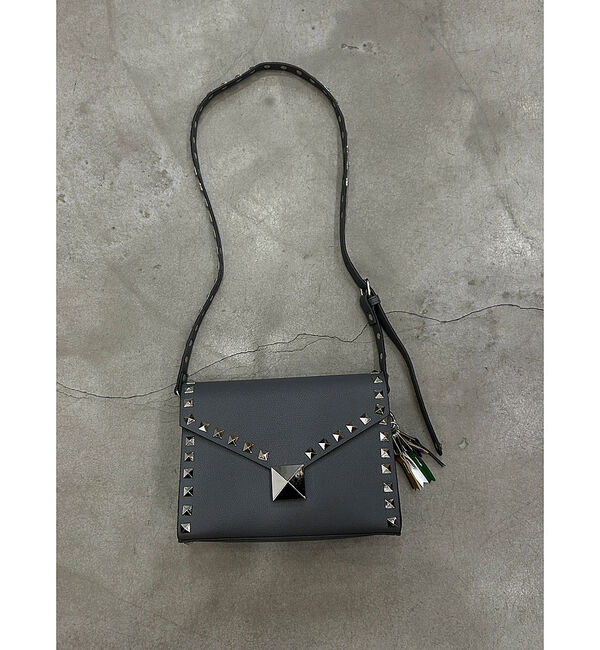 ABAHOUSE「【cheek/チーク】studs shoulder/ショルダーバッグ/クラッチバ」|ショルダー・メッセンジャー|