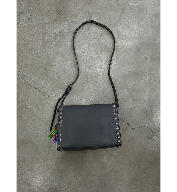 ABAHOUSE「【cheek/チーク】studs shoulder/ショルダーバッグ/クラッチバ」|ショルダー・メッセンジャー|