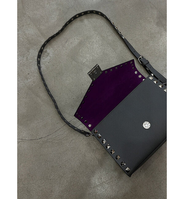 ABAHOUSE「【cheek/チーク】studs shoulder/ショルダーバッグ/クラッチバ」|ショルダー・メッセンジャー|
