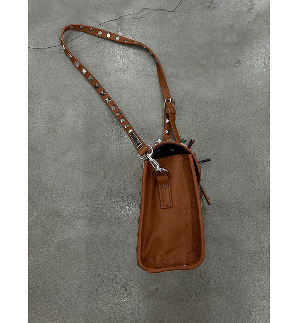 ABAHOUSE「【cheek/チーク】studs shoulder/ショルダーバッグ/クラッチバ」|ショルダー・メッセンジャー|