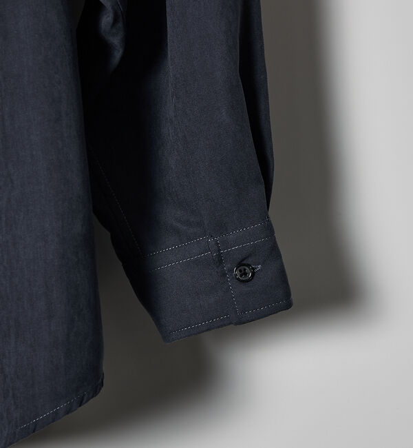 ABAHOUSE「スエードタッチ オーバーサイズ レギュラーカラーシャツ」|シャツ・ブラウス|